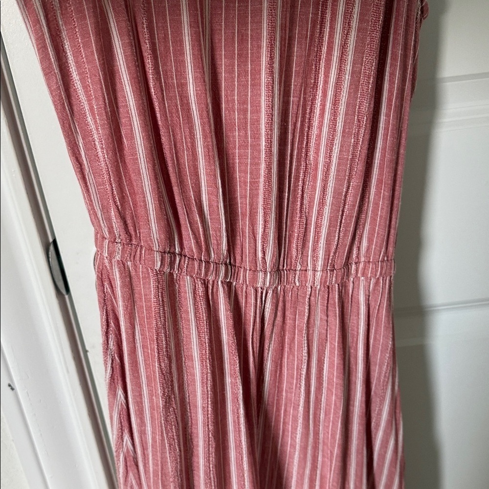 Old Navy Waist-Defined Braided-Strap Dobby Stripe Maxi Dress - Picture 9 of 12